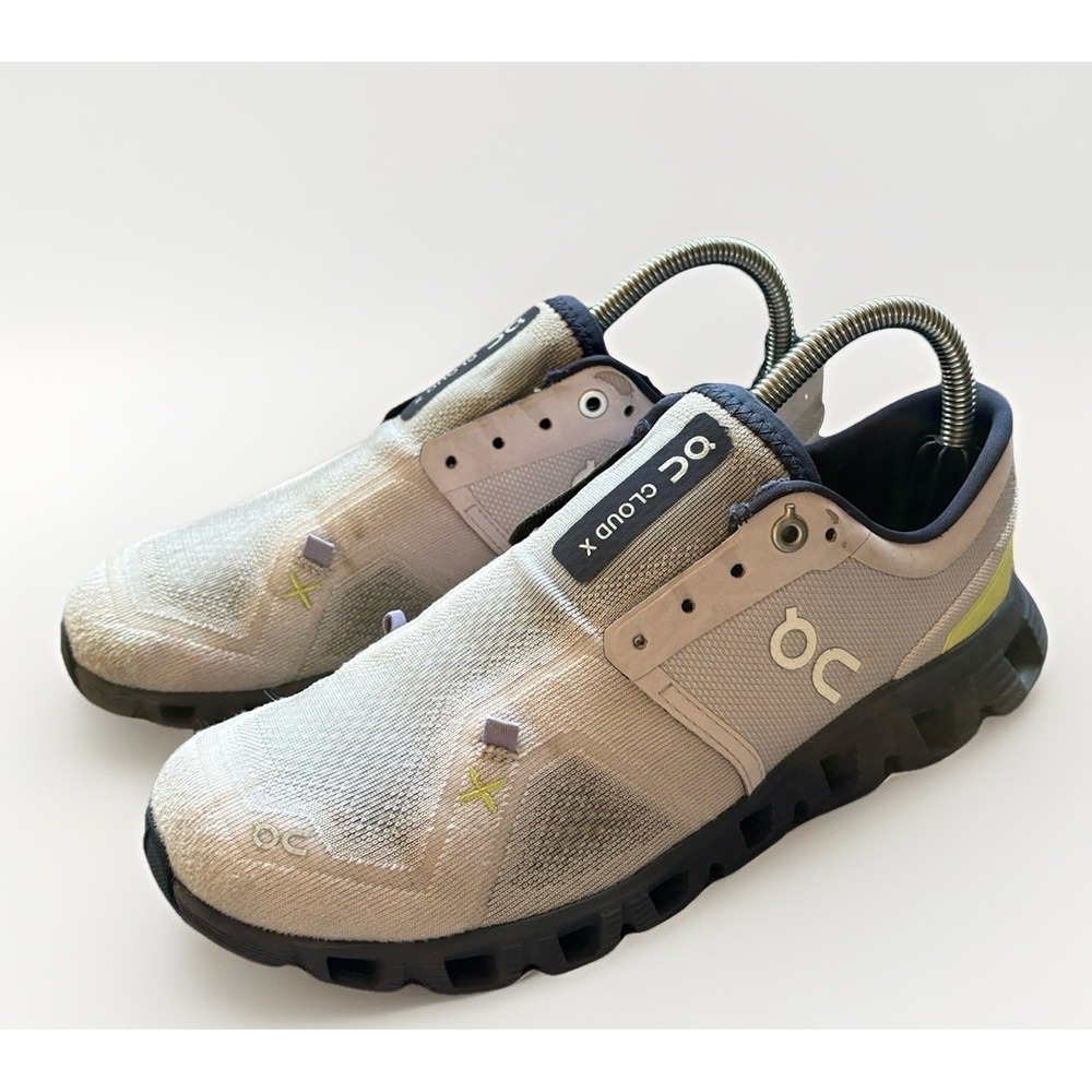 On Cloud X 3 Shoes Womens Size 7 Orchid Iron Running Training Comfort Sneakers